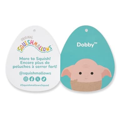 Squishmallows Original “Harry Potter” 10-Inch Dobby Plush - Ultrasoft Official Jazwares Plush (Medium-Sized) - Image 6