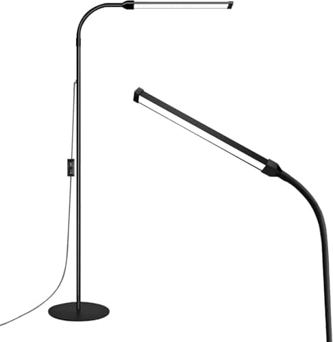 DAYSOFT LED Floor Lamp for Reading Floor Lamp for Home Office Lash Light Tattoo Light Standing Lamp for Bedroom Task Craft Sewing Nail Lights - Image 1