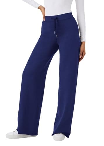 XIEERDUO Beach Outfits For Women Winter 2 Piece Lounge Sets 2024 Oversized Sweatsuit Tracksuit Navy Blue L - Image 6