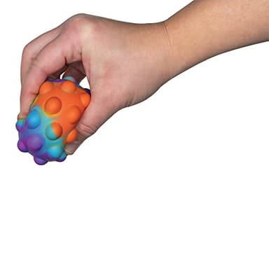 Raymond Geddes Everlasting Pop N Ball Stress Ball Fidget Toy Set (Pack of 12), Multi (72035) - Image 2