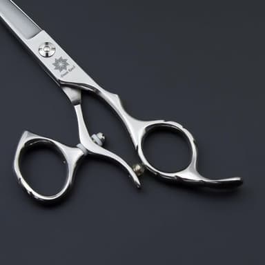 Dream Reach HIGH-END SERIES Japanese 440C Stainless 6.0" 360° Swivel Thumb Ring Professional Barber Razor Edge Hairdressing Straight Cutting Scissors - Image 4