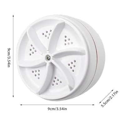 Mini Dishwasher & Washing Machine, Portable USB cleaner sink washing machine, Travel Washing Machine & Sink Dishwasher, Turbo Washer For Camping, Travelling, RV, Apartment, Business Trip (White) - Image 5