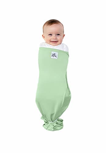 The Ollie Swaddle – Adjustable Baby Swaddle for Newborns | Pediatrician-Approved for Safe Sleep | Easy Closure | Arms-Out | Lightweight, Machine-Washable | Easy Diaper Access - Image 5