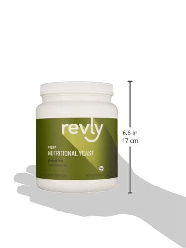 Amazon Brand - Revly Vegan Nutritional Yeast Non-Fortified Superfood Powder, 6g Protein, Amino Acids, Vitamins, Minerals, Cheese Flavor, 15.9 Oz, 30 Servings - Image 7