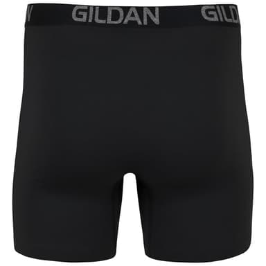 Gildan Men's Underwear Cotton Stretch Boxer Briefs, Multipack, Black Soot/Charcoal Sky (8-Pack, Regular Leg) - Image 5