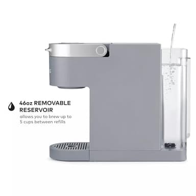 Keurig K-Iced Plus Single-Serve Coffee Maker, Brews Iced Coffee, Fits Travel Mug, Removable Water Reservoir, Artic Gray (Renewed) - Image 7