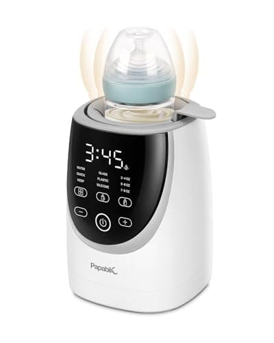 Papablic NutriWarm™ Swirlable Bottle Warmer – Advanced Nutrient-Preserving Warming Technology, Fast and Even Warming for Breastmilk & Formula, Precise Temperature Control, Easy to Use - Image 1