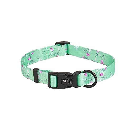 Dog Collar Adjustable Summer Flower Dog Collars with Safety Buckle Soft Comfortable Pet Collar for Small Medium Large Dogs - Image 1