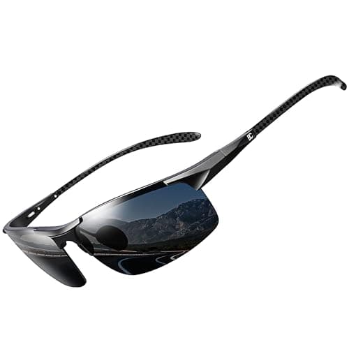 BIRCEN Polarized Carbon-Fiber Sunglasses for Men: Ultralight UV Protection Sun Glasses for Outdoor Sports Fishing Golf Hiking - Image 1