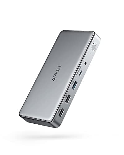 Anker 10-in-1 USB C Docking Station, Displaylink Docking Station with Dual HDMI and DisplayPort for Windows Laptops, MacBook Air/Pro 13/16 inch and More - Image 1