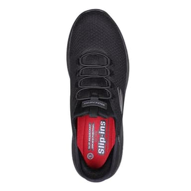 Skechers Men's Summits Colsin Sr Hands Free Slip-Ins Sneaker, Black, 9.5 Wide - Image 5