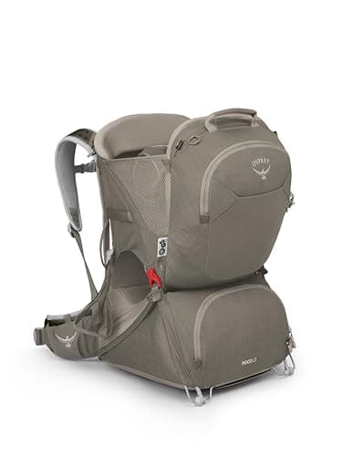 Osprey Poco LT Lightweight Child Carrier Backpack, Tan Concrete - Image 1