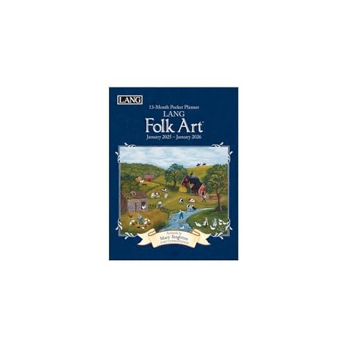 Lang, LANG Folk Art 2025 Monthly Pocket Planner by Mary Singleton - Image 1