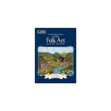 Lang, LANG Folk Art 2025 Monthly Pocket Planner by Mary Singleton - Image 1