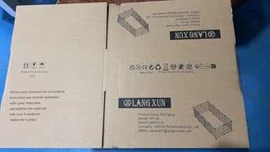 LANGXUN 24pcs DIY Small Animal Pet Playpen with Waterproof Mat, C&C Cage for Puppy Kitten, Rabbit Cage,Guinea PigsGuinea Pig Cages | Indoor & Outdoor Portable Metal Wire Yard Fence, Metal Pet Panels - Image 8