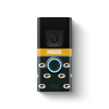Ring Battery Doorbell Plus with All-New Official Limited-Edition NFL Faceplate | Green Bay Packers - Image 1