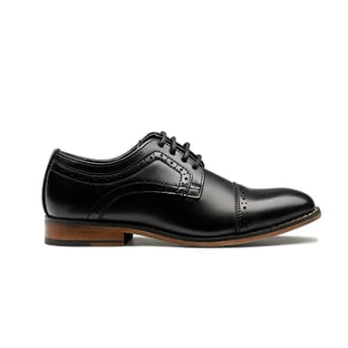 Bruno Marc Little Kid Prince_K_1 Black Boy's Classic Oxfords Dress Shoes Size 2 M US Little Kid - Image 4