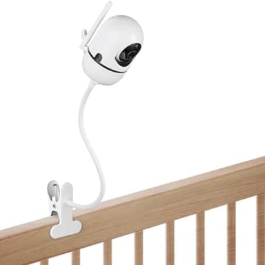 Flexible Baby Monitor Mount Compatible with HelloBaby HB65/HB40/HB6550/HB66/HB6339/HB6550 Pro, ANMEATE SM935E, Baby Camera Mount Without Tools or Wall Damage - Image 1