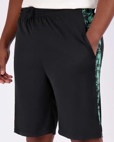 Real Essentials Mens Mesh Shorts Active Wear Athletic Short Men Basketball Pockets Workout Gym Soccer Running Summer Fitness Quick Dry Casual Clothes Sport Training Hiking, Set 17, 3XL, Pack of 5 - Image 5