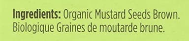 Spicely Organic Mustard Seeds Brown Whole 0.60 Ounce ecoBox Certified Gluten Free - Image 4