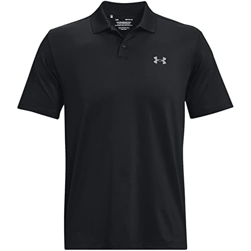 Under Armour Men's Performance 3.0 Polo, (001) Black / / Pitch Gray, 3X-Large - Image 1