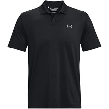 Under Armour Men's Performance 3.0 Polo, (001) Black / / Pitch Gray, 3X-Large - Image 1