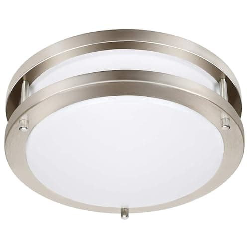 36W Dimmable LED Ceiling Light Fixture, 12 inch Flush Mount Light Fixture, Ceiling Lights for Bedroom, Kitchen, Bathroom, Super Bright 4000 Lumens, 400W Equivalent, 5000K Daylight White - Image 1