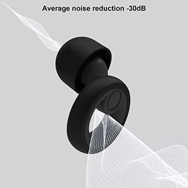 Jayine Ear Plugs for Noise Cancelling Ear Protection EarPlugs for Sleep,Concerts,Work,Study,8 Size Eartips with Small Box,Perfect -30dB Silicone Earplugs for Noise Reduction - Image 3