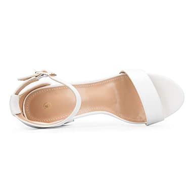 COASIS Women's Chunky Block Heels Open Toe Ankle Strap 3.5 Inch Heeled Sandals - Image 3