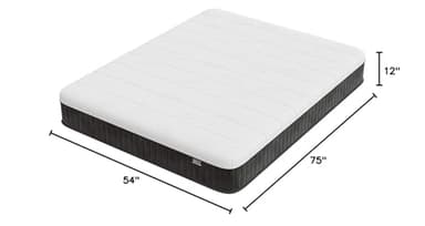Swbvs Firm Double Mattress, 12 Inch Memory Foam Full Size Mattress, Full Bed Mattress in a Box,Pressure Relief & Firm Mattress Double Size - Image 2