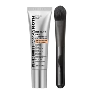 Instant FIRM No-Filter Firming Primer, Instant Eye Tightener, Face Tightening & Smoothing Primer, Reduces Fine Lines & Wrinkles, Long-Lasting Matte Finish (One Set) - Image 1