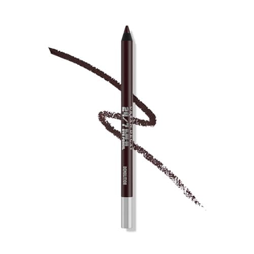 URBAN DECAY 24/7 Glide-On Waterproof Eyeliner Pencil (Demolition - Deep Brown Matte) - Smudge-Proof, Transfer-Proof, Smooth No-Tug Formula, Hydrating Vitamin E & Jojoba Oil - 0.04 Oz - Image 1