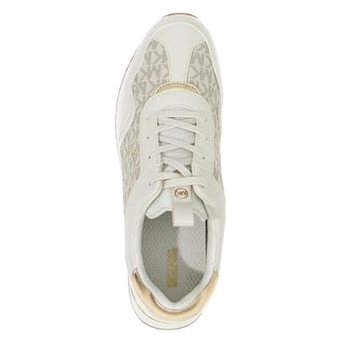 Michael Kors Women's Raina Trainer, Vanilla, 5 - Image 5