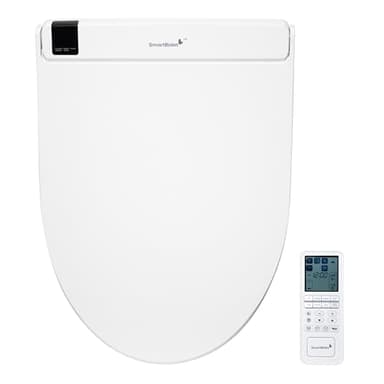 SmartBidet® SB-3000 Electric Smart Bidet™ Toilet Seat for Elongated Toilets with Remote Control with Screen, Unlimited & On Demand Warm Water - Image 1