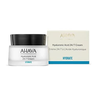 AHAVA Hyaluronic Acid 24/7 Cream - Long-lasting hydration from inside & out, boosts hydration, softening & refining skin's texture, long-term wrinkle prevention, with Osmoter, ATPeptides, 1.7 Fl.Oz - Image 2