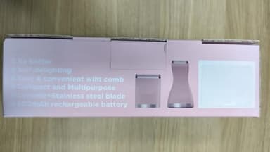 Bikini Trimmer for Women - 2 in 1 Electric Lady Pubic Hair Private Area Legs Arms Removal Personal Elecrtric Razor Shaver Rechargeable with Snap-in Ceramic Blades, Wet and Dry Use,Pink - Image 9