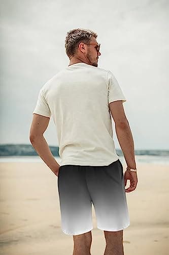 Lzzidou Men's Swim Trunks Quick Dry Hawaiian Board Shorts Lined Beach Shorts with Pockets - Image 4