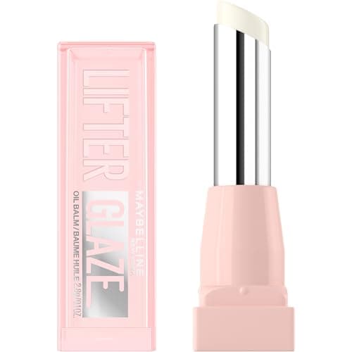 Maybelline Lifter Glaze Oil Balm with Hyaluronic Acid and Hydrating Oil Blend, Lip Balm with 24HRs of Smooth, Moisturizing Shine, Clear Crave (Crystal Clear) - Image 1