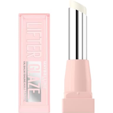 Maybelline Lifter Glaze Oil Balm with Hyaluronic Acid and Hydrating Oil Blend, Lip Balm with 24HRs of Smooth, Moisturizing Shine, Clear Crave (Crystal Clear) - Image 1