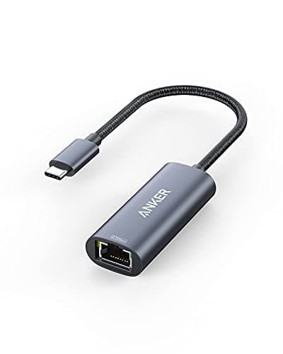 Anker USB C to Ethernet Adapter,USB Type-C to 2.5 Gbps Ethernet LAN Network Adapter,Aluminum Portable,for MacBook Pro, MacBook Air 2018 and Later, iPad Pro 2018 and Later, XPS - Image 1