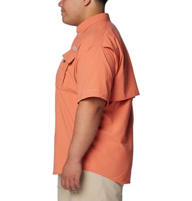 Columbia Men's Bahama II Short Sleeve Shirt, Faded Peach, Small - Image 8