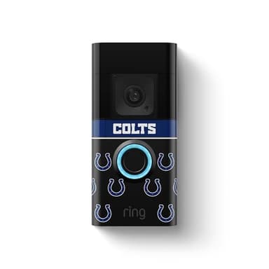 Ring Battery Doorbell Plus with All-New Official Limited-Edition NFL Faceplate | Indianapolis Colts - Image 1