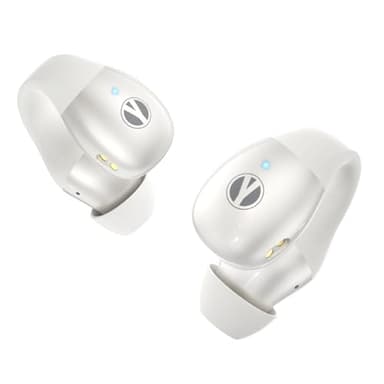 Open Ear Wireless Earbuds, Bluetooth 5.4 Clip on Earbuds with Mic, Open Ear Headphones with Charging Case LED Display, 44H Play, IP54 Waterproof, Lightweight Comfort for Running Sport Workout (White) - Image 1