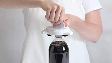 KUHN RIKON Strain-Free Gripper Opener for Jars and Bottles, 10 x 5 x 2.25 inches, White - Image 3