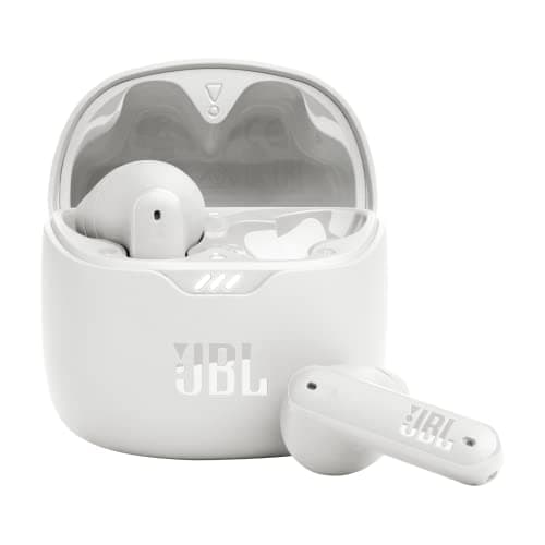 JBL Tune Flex - True Wireless Noise Cancelling Earbuds (White), Small - Image 1