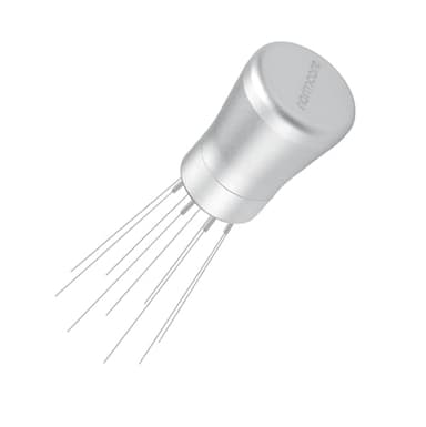 Normcore WDT Tool V2.1 with Stand, 9 Prong 0.23mm Espresso Distribution Tool, Weiss Distribution Technique, Magnetic Coffee Stirrer with 16 Extra Needles, Silver - Image 5