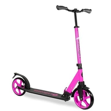 LaScoota Kick Scooter for Adults & Teens - for Youth 8 Years and Up and Men & Women - Lightweight Foldable Adult Scooter with Large Sturdy Wheels 220lbs (Teen, Purple) - Image 1