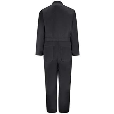 Red Kap Men's Twill Action Back Coverall, Black, 50 - Image 2