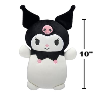 Squishmallows Original Sanrio 10-Inch Kuromi HugMees - Medium-Sized Ultrasoft Official Jazwares Plush - Image 3