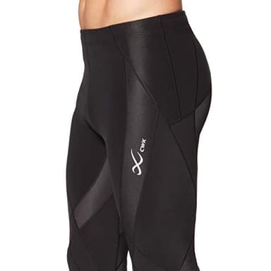 CW-X Men's Endurance Generator Joint and Muscle Support Compression Tight, High Performance Pants for Running and Weight Lifting, Black, X-Large - Image 2